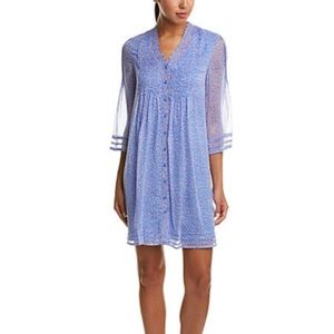 DVF Blue Silk dress